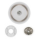 Elkay Lustertone Classic Stainless Steel 14-3/8" x 14-3/8" x 6" Single Bowl Undermount Sink Kit