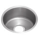 Elkay Lustertone Classic Stainless Steel 14-3/8" x 14-3/8" x 6" Single Bowl Undermount Sink Kit