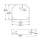 Elkay Lustertone Classic Stainless Steel 23-5/8" x 21-1/4" x 7-1/2", Single Bowl Undermount Sink with Perfect Drain