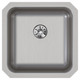 Elkay Lustertone Classic Stainless Steel, 16-1/2" x 16-1/2" x 5-3/8", Single Bowl Undermount ADA Sink w/Perfect Drain