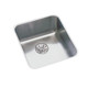 Elkay Lustertone Classic Stainless Steel 14" x 18-1/2" x 5-3/8" Single Bowl Undermount ADA Sink with Perfect Drain