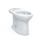 TOTO Drake Elongated Universal Height Tornado Flush Toilet Bowl With 12 Inch Rough-In Cefiontect, Washlet+ Ready, Cotton White