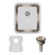 Elkay Lustertone Classic Stainless Steel 16" x 18-1/2" x 7-7/8", Single Bowl Undermount Sink Kit with Perfect Drain