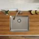 Elkay Lustertone Classic Stainless Steel 21-1/2" x 18-1/2" x 4-3/8" Single Bowl Undermount ADA Sink