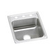Elkay Lustertone Classic Stainless Steel 15" x 22" x 7-5/8", 0-Hole Single Bowl Drop-in Sink