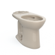 TOTO Drake Elongated Universal Height Tornado Flush Toilet Bowl With Cefiontect, Bone