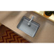 Elkay Lustertone Classic Stainless Steel, 23-1/2" x 18-1/4" x 7-1/2" Single Bowl Undermount Sink with Perfect Drain