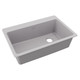 Elkay Quartz Classic 33" x 22" x 9-1/2" Single Bowl Drop-in Sink Greystone