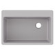 Elkay Quartz Classic 33" x 22" x 9-1/2" Single Bowl Drop-in Sink Greystone