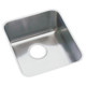 Elkay Lustertone Classic Stainless Steel 16" x 18-1/2" x 7-7/8", Single Bowl Undermount Sink Kit