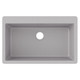 Elkay Quartz Classic 33" x 20-7/8" x 9-7/16" Single Bowl Drop-in Sink Greystone