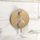 Hansgrohe 15757141 Ecostat S Thermostatic Trim with Volume Control in Brushed Bronze