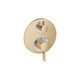Hansgrohe 15757141 Ecostat S Thermostatic Trim with Volume Control in Brushed Bronze
