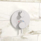 Hansgrohe 15757701 Ecostat S Thermostatic Trim with Volume Control in Matte White