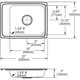Elkay Lustertone Classic Stainless Steel 22" x 17" x 4", 0-Hole Single Bowl Drop-in Classroom ADA Sink with Quick-clip