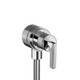 AXOR 39882821 Citterio Fix Fit Wall Outlet w/Lever Handle Brushed Nickel