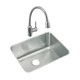 Elkay Lustertone Classic Stainless Steel 23-1/2" x 18-1/4" x 10" Single Bowl Undermount Sink