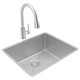 Elkay Crosstown 18 Gauge Stainless Steel 22-1/2" x 18-1/2" x 9" Single Bowl Undermount Sink & Faucet Kit with Drain