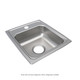Elkay Lustertone Classic Stainless Steel 15" x 17-1/2" x 6", 1-Hole Single Bowl Drop-in ADA Sink