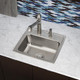 Elkay Lustertone Classic Stainless Steel 19" x 18" x 7-5/8" 1-Hole Single Bowl Drop-in Sink