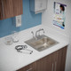 Elkay Lustertone Classic Stainless Steel 17" x 16" x 5-1/2", 1-Hole Single Bowl Drop-in ADA Sink