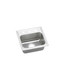 Elkay Lustertone Classic Stainless Steel 17" x 16" x 6-1/2", 1-Hole Single Bowl Drop-in ADA Sink with Quick-clip