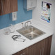 Elkay Lustertone Classic Stainless Steel 17" x 20" x 5-1/2" 1-Hole Single Bowl Drop-in ADA Sink