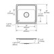 Elkay Lustertone Classic Stainless Steel 19" x 18" x 4-1/2", OS4-Hole Single Bowl Drop-in ADA Sink