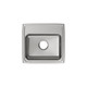 Elkay Lustertone Classic Stainless Steel 19" x 18" x 5-1/2", 0-Hole Single Bowl Drop-in ADA Sink