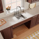 Elkay Lustertone Classic Stainless Steel 17" x 22" x 5-1/2" 3-Hole Single Bowl Drop-in ADA Sink