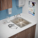 Elkay Lustertone Classic Stainless Steel 17" x 22" x 6", 1-Hole Single Bowl Drop-in ADA Sink
