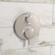 Hansgrohe 15758821 Ecostat S Thermostatic Trim with Volume Control and Diverter in Brushed Nickel