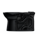 TOTO Drake Elongated Universal Height Universal Height Tornado Flush Toilet Bowl, Ebony