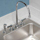 Elkay Lustertone Classic Stainless Steel 19-1/2" x 19" x 7-1/2", OS4-Hole Single Bowl Drop-in Sink
