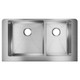 Elkay Crosstown 18 Gauge Stainless Steel 35-7/8" x 20-1/4" x 9", 60/40 Double Bowl Farmhouse Sink