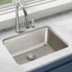 Elkay Lustertone Classic Stainless Steel 25-1/2" x 19-1/4" x 10" Single Bowl Undermount Sink