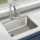 Elkay Lustertone Classic Stainless Steel 25-1/2" x 19-1/4" x 10" Single Bowl Undermount Sink with Left Drain