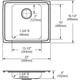 Elkay Lustertone Classic Stainless Steel 22" x 19-1/2" x 4" FR2-Hole Single Bowl Drop-in Classroom ADA Sink