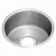 Elkay Lustertone Classic Stainless Steel 18-3/8" x 18-3/8" x 8", Single Bowl Undermount Sink Kit