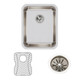 Elkay Lustertone Classic Stainless Steel 16-1/2" x 20-1/2" x 7-7/8", Single Bowl Undermount Sink Kit