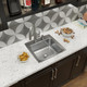 Elkay Lustertone Classic Stainless Steel 19-1/2" x 19" x 7-1/2" 2-Hole Single Bowl Drop-in Sink with Perfect Drain