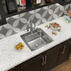 Elkay Lustertone Classic Stainless Steel 19-1/2" x 19" x 7-1/2", MR2-Hole Single Bowl Drop-in Sink with Perfect Drain