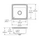 Elkay Lustertone Classic Stainless Steel 19-1/2" x 19" x 7-1/2", MR2-Hole Single Bowl Drop-in Sink with Perfect Drain