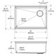 Elkay Crosstown 18 Gauge Workstation Stainless Steel 25-1/2" x 18-1/2" x 9" Single Bowl Undermount Sink Kit