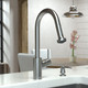 Hansgrohe 14877801 Talis S2 High Arc Kitchen Faucet, 2-Spray Pull-Down, 1.75 GPM in Steel Optic
