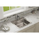 Elkay Lustertone Classic Stainless Steel 25" x 22" x 8-1/8", 0-Hole Single Bowl Drop-in Sink