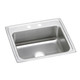 Elkay Lustertone Classic Stainless Steel 22" x 19-1/2" x 4", 0-Hole Single Bowl Drop-in ADA Sink