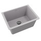 Elkay Quartz Classic 25" x 18-1/2" x 11-13/16" Undermount Laundry Sink with Perfect Drain Greystone