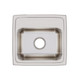 Elkay Lustertone Classic Stainless Steel 17" x 16" x 10-1/8", 0-Hole Single Bowl Drop-in Sink
