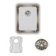 Elkay Lustertone Classic Stainless Steel 16-1/2" x 20-1/2" x 9-7/8" Single Bowl Undermount Sink Kit